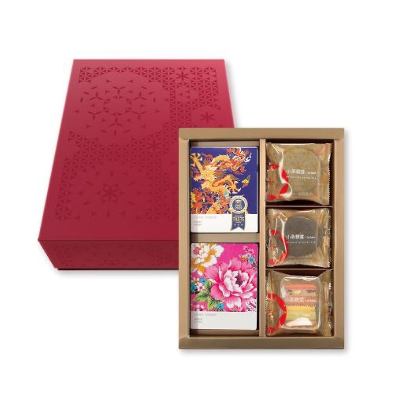 【禮盒】【PINKOI 獨家】新品小茶夾心餅、輕巧盒、馬卡龍 - 零食/點心 - 新鮮食材 紅色