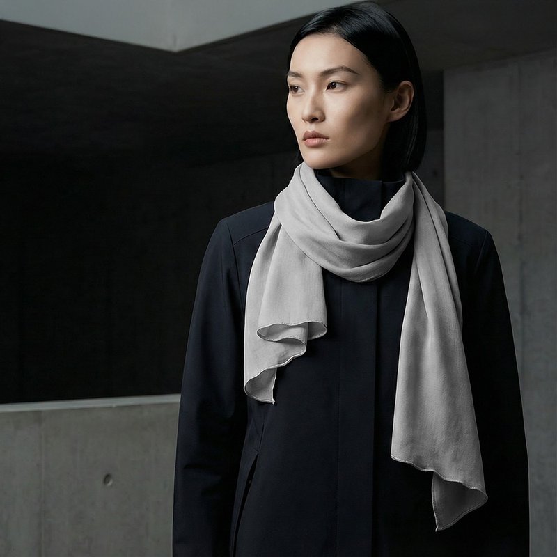 【即日発送】シルクの温もり、オーロラシルク暖かマフラー MIT-COOCHAD 酷爵 - マフラー・ストール - ウール 多色