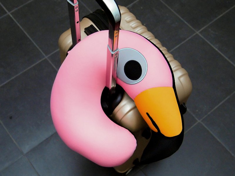 Bitten 火烈鳥 造型旅行枕 U形枕  Flamingo