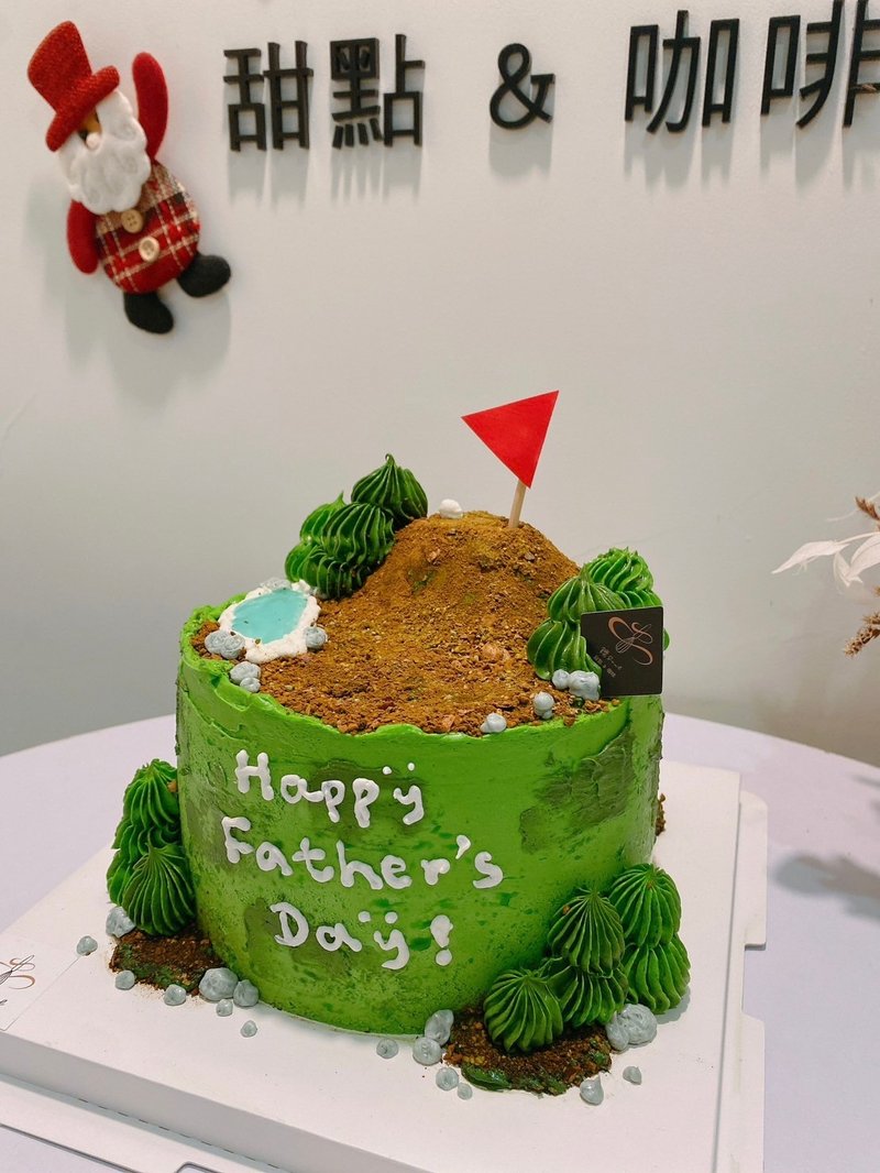 高爾夫球主題 客製化蛋糕 高爾夫球場 鑠甜點 生日蛋糕 自取 台北 - 蛋糕/甜點 - 新鮮食材 