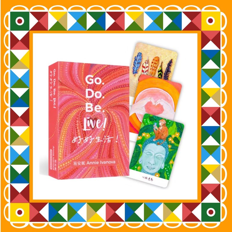 Psychology Counselling 52 Cards Deck | Healing | Self-Guidance | GO.DO.BE.LIVE! - Indie Press - Paper Multicolor