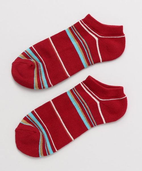 Ametsuchi Sedona Stripe Ankle Socks 25～28cm