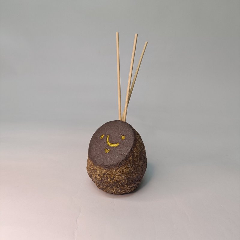 放心石擴香瓶/陶藝品/原創 - 香氛/精油/擴香 - 陶 