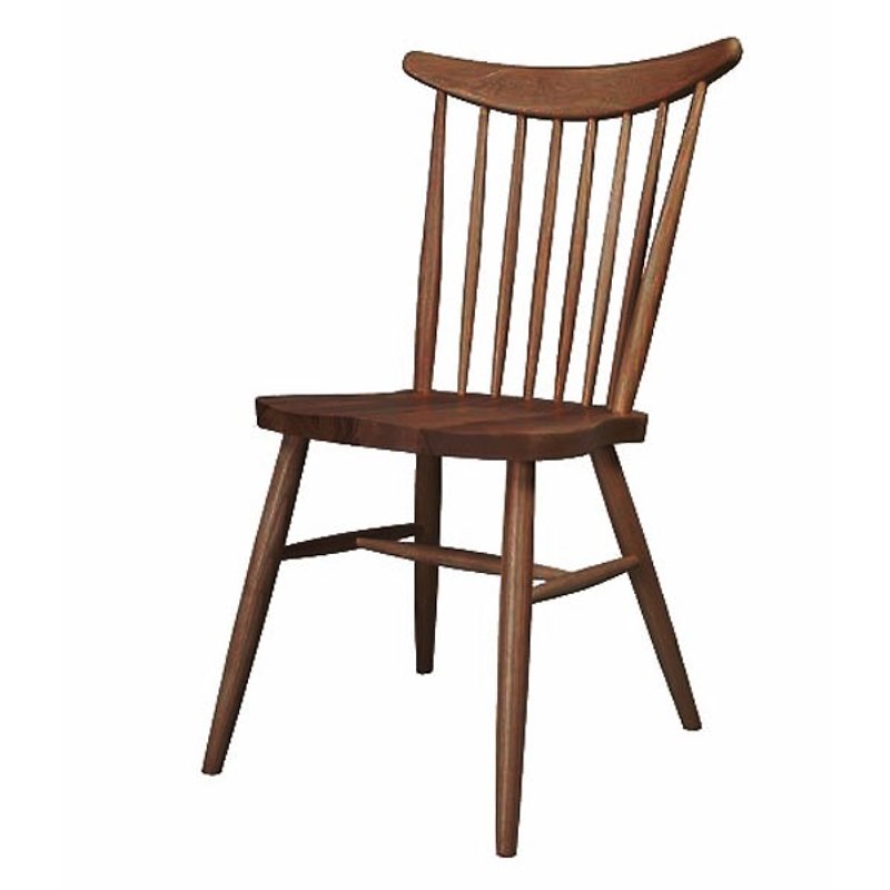 UWOOD Ash Wood Grille Solid Wood Dining Chair-Teak [SCANDINAVIAN Modern Nordic] WRDH001R - เฟอร์นิเจอร์อื่น ๆ - กระดาษ 
