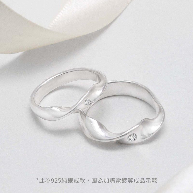 金工課程【鏡面莫比烏斯銀戒】手作對戒/文化幣/外語教學可/1人可 - 金工/飾品 - 純銀 