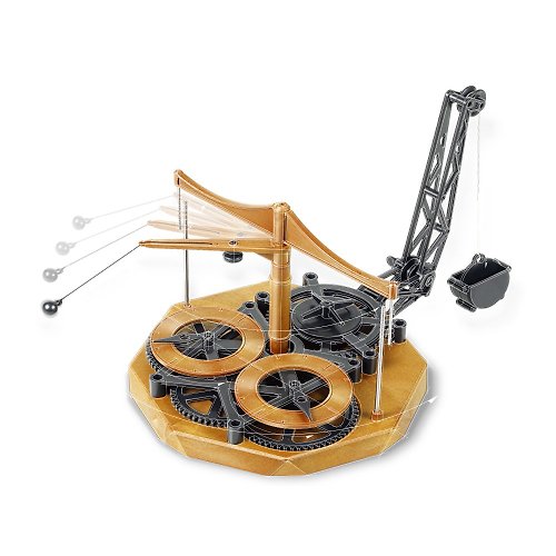 賽先生科學工廠 收藏達文西 - 機械飛擺鐘 DIY組裝模型
