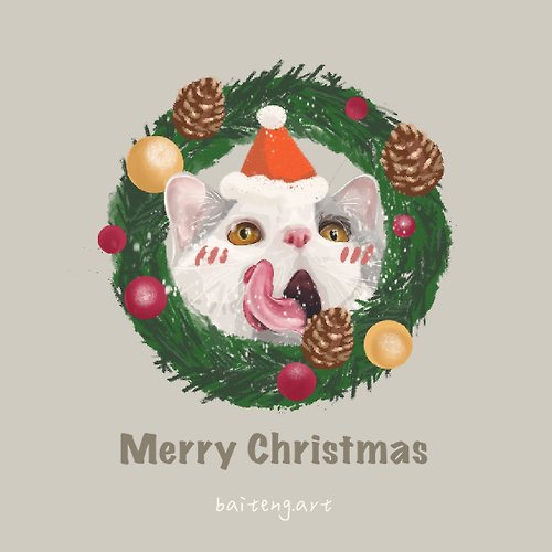 白藤 baiteng.art | 寵物似顏繪 【已額滿】聖誕快閃活動 即日起至12/20 寵物似顏繪 寵物肖像