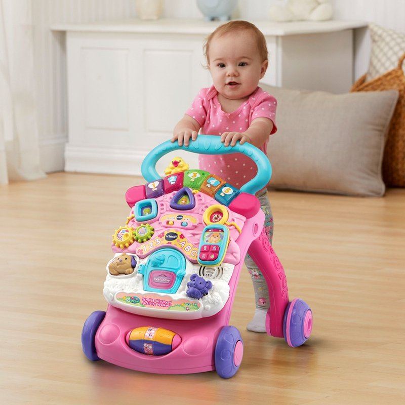 Vtech　2合1多功能寶寶學步車-粉 - 寶寶/兒童玩具/玩偶 - 塑膠 