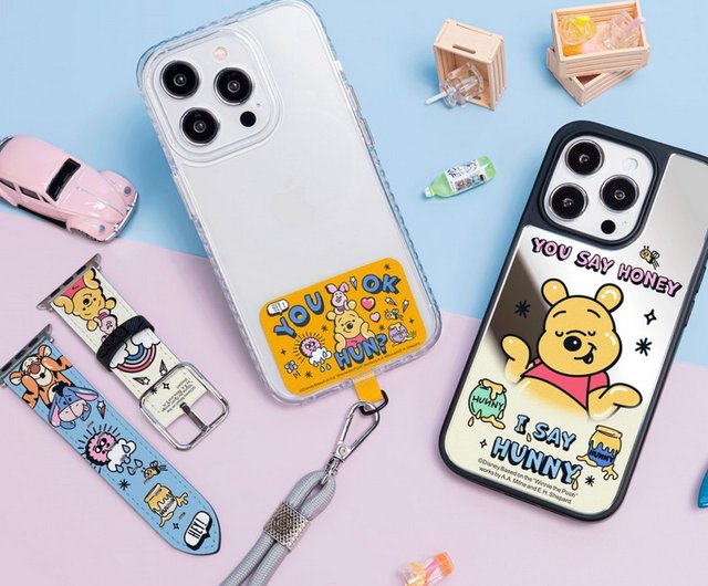 ディズニー くまのプーさん 携帯電話ストラップ クリップ付き 6mm