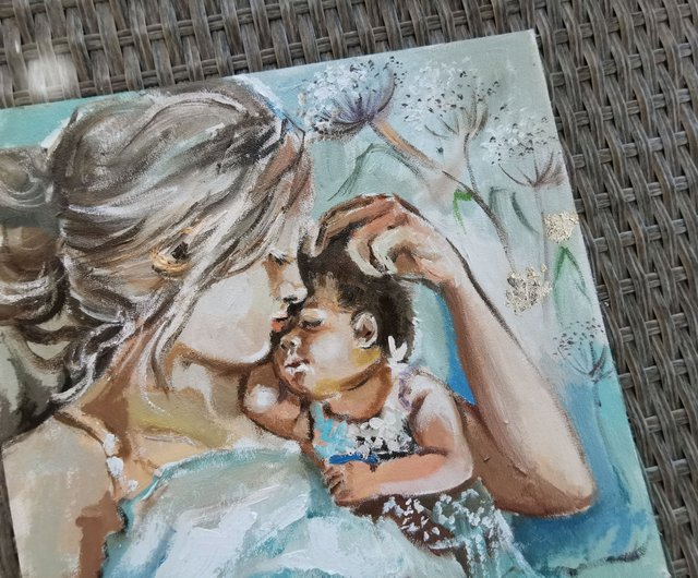 キャンバス油絵 AP♡様専用 笑ってる仲良しこぶたたち 美術品