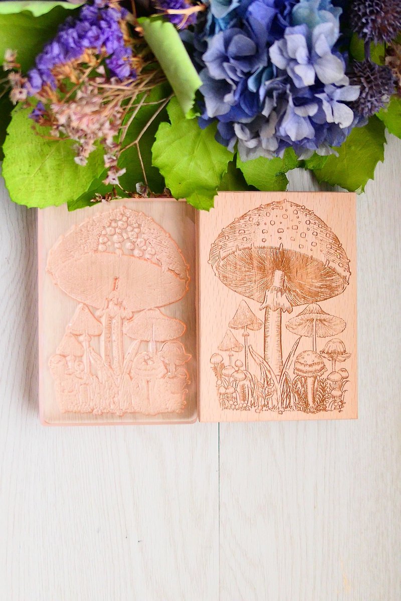 Vol.3-Combined Mushroom Seal - Stamps & Stamp Pads - Other Materials Multicolor