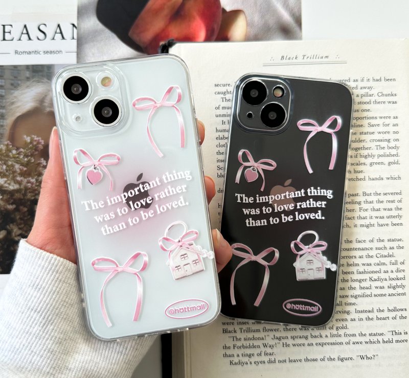 iPhone Galaxy Ribbon anti-drop and scratch-resistant for Transparent Phone Case - Phone Cases - Plastic Multicolor