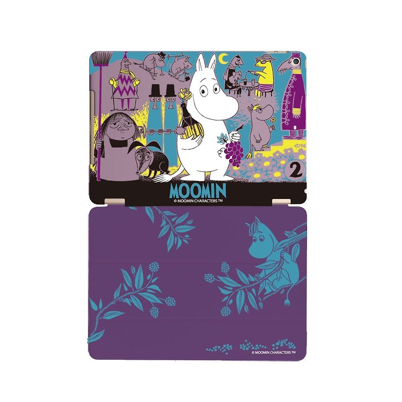Moomin授權-iPad水晶殼【赴宴】 - 平板/電腦保護殼/保護貼 - 塑膠 紫色