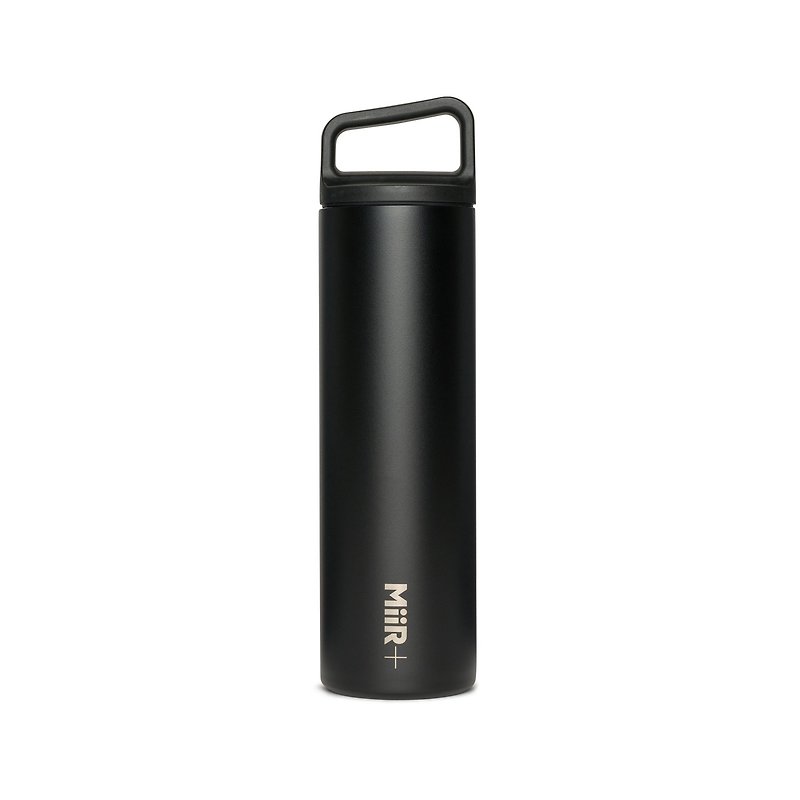 MiiR Climate+ Ultralight Vacuum Insulated Wide Mouth Bottle 20oz/591ml Black - Vacuum Flasks - Stainless Steel Black