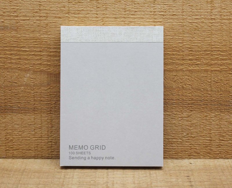 【便條紙】 素色方格便條本(淺咖啡色)31224 - 便條紙/便利貼 - 紙 咖啡色