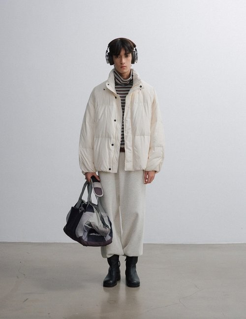 有時又一 YOSHIYOYI 日系復古 90白鴨絨羽絨服 加厚保暖羽絨外套
