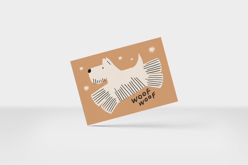 Woof Woof 2 card (A5/A6) - การ์ด/โปสการ์ด - กระดาษ 