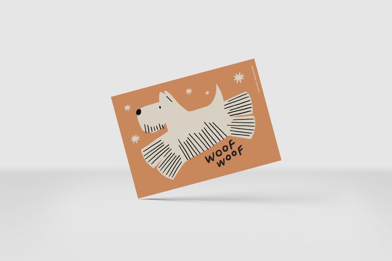 Woof Woof 2 card (A5/A6) - การ์ด/โปสการ์ด - กระดาษ 