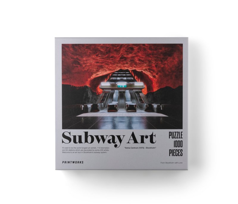 Printworks Puzzle - Subway Art Fire 拼圖1000塊 (70x50 cm) - 拼圖 - 其他材質 