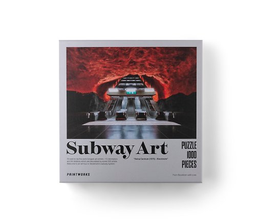 Printworks Printworks Puzzle - Subway Art Fire 拼圖1000塊 (70x50 cm)