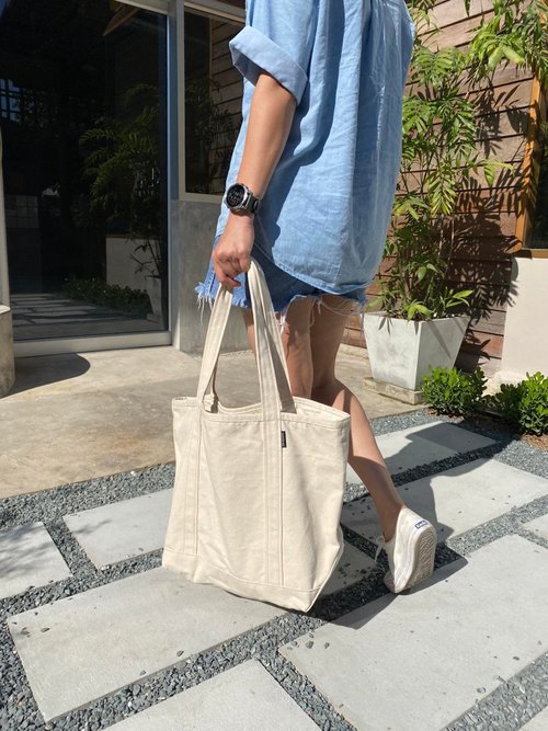 Canvas hot sale bag white