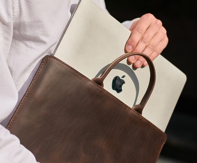 MacBookケース レザー ハンドル付きクラッチバッグ 楽天市場】ノートパソコンケース Macbook pro air ケース retina