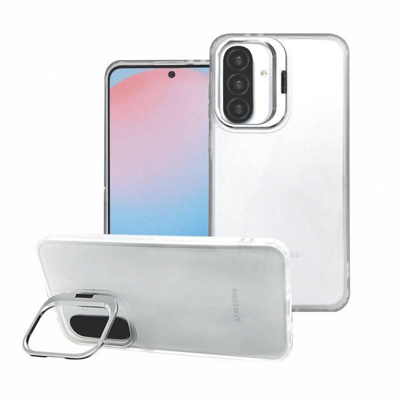 CASE SHOP 三星 A36/A56 5G 鏡頭支架站立保護殼-透明 - 手機殼/手機套 - 塑膠 透明