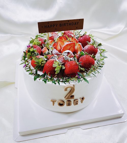 GJ.cake 草莓森林 草莓 客製 生日蛋糕 造型 母親節 季節限定4 6 8吋 面交