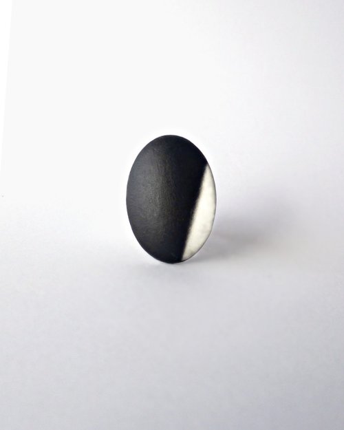 cuff-if Galaxy volume ring /Moon/ 月読 silver/silver925 戒指 日本戒指