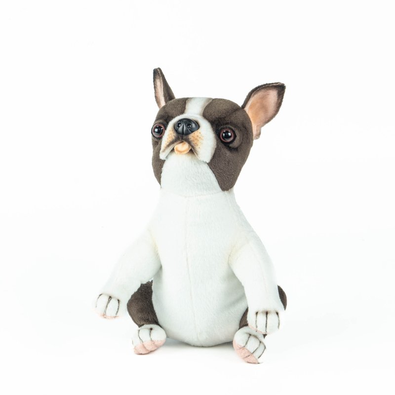 Hansa 8550-波士頓㹴坐姿26公分長 - 公仔/玩偶 - 環保材質 咖啡色