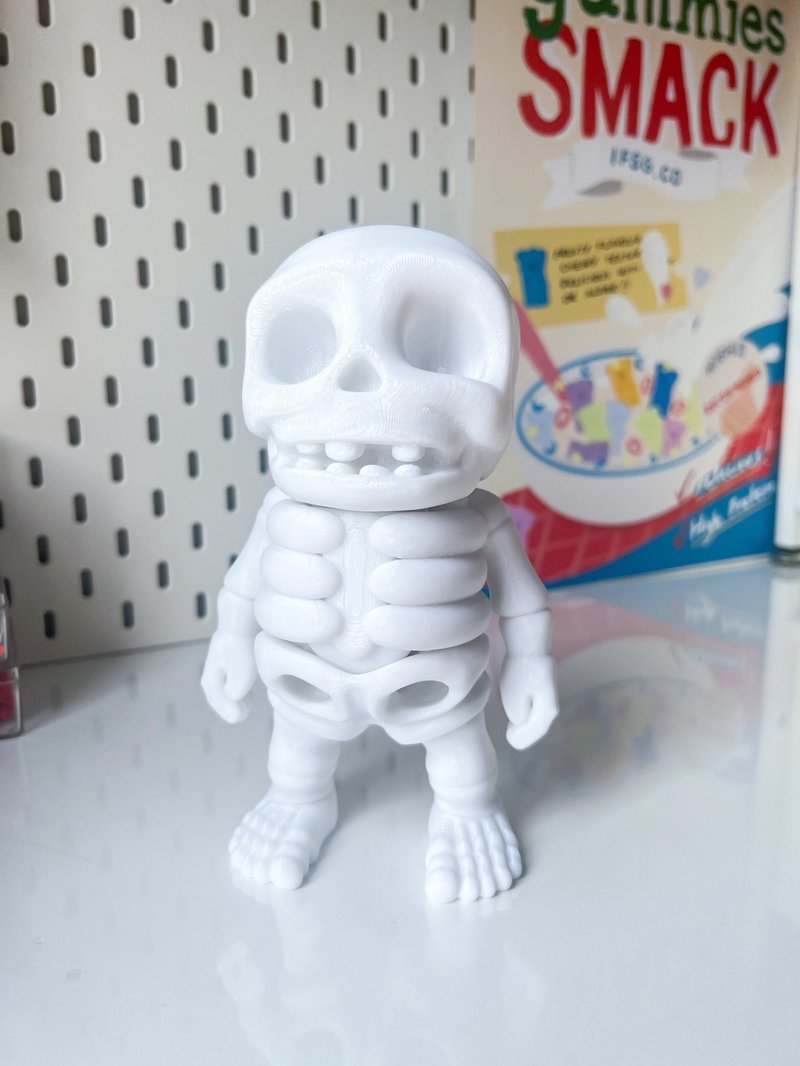 Zou Skeleton 18 cm. - 擺飾/家飾品 - 塑膠 白色