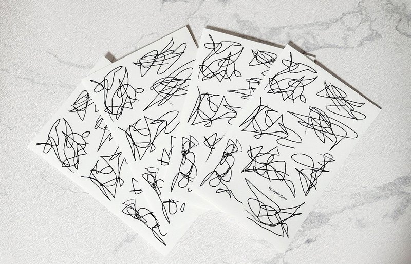 Picasso stickers - 貼紙 - 其他材質 