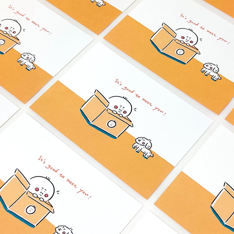 Postcard | It's nice to meet you - Cards & Postcards - Paper Orange