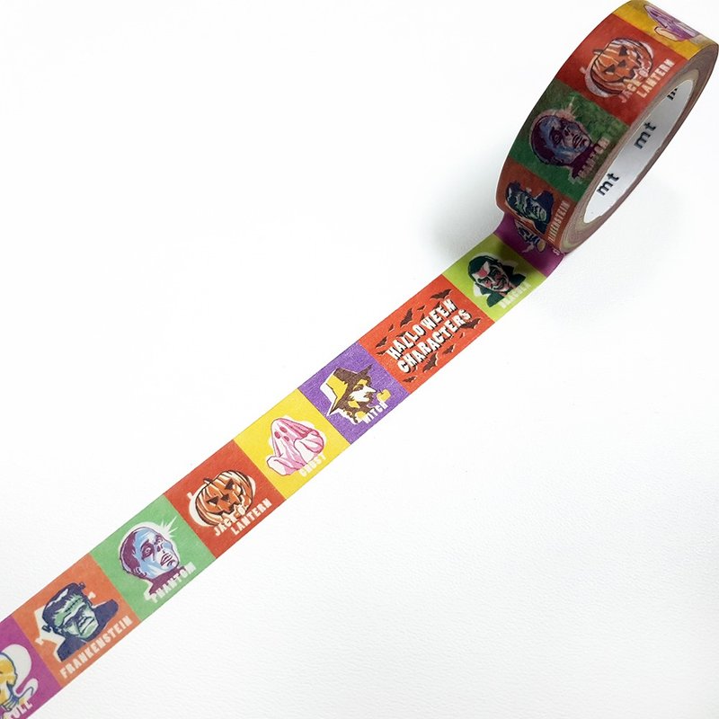 mt 萬聖節 和紙膠帶 / 萬聖節角色 (MTHALL17) / Halloween - 紙膠帶/和紙/PET - 紙 多色
