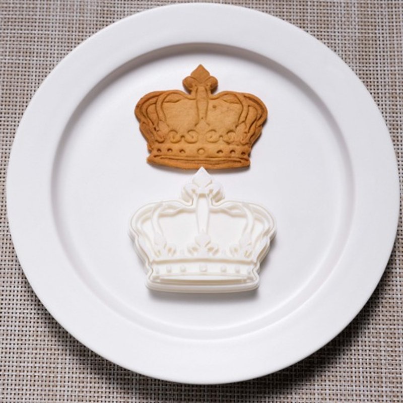 Crown / crown (cookie cutter / cookie type) - Cookware - Wood 