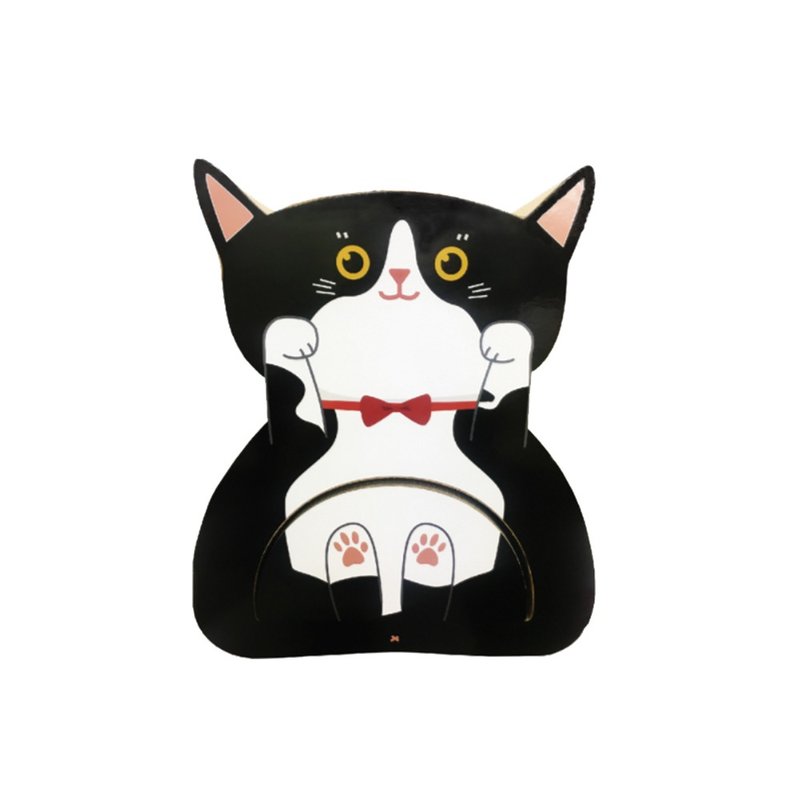 ROCK CAT 黑白紳士貓抓板貓窩 - 貓跳台/貓抓板 - 其他材質 多色