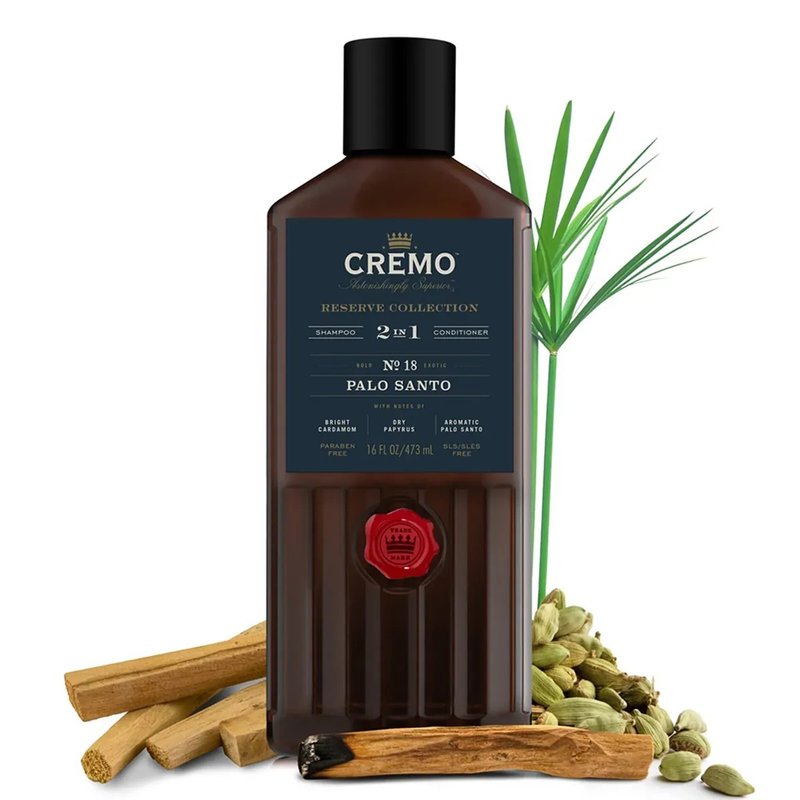 Cremo - Sacred Wood Salon Fragrance Hair Care Shampoo/Professional Moisturizing Fragrance Scalp Shampoo - Shampoos - Other Materials 