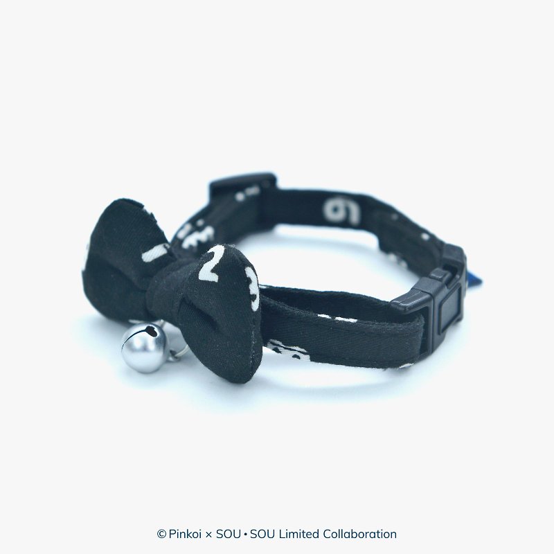 【Pinkoi x SOU・SOU】Cat Collar / SOSUU - Collars & Leashes - Polyester Black