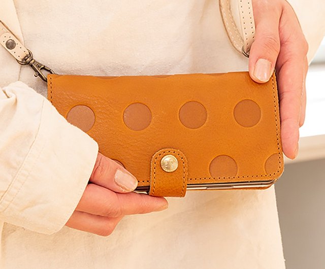 Kanmi スマホケースL ショルダーストラップ付き