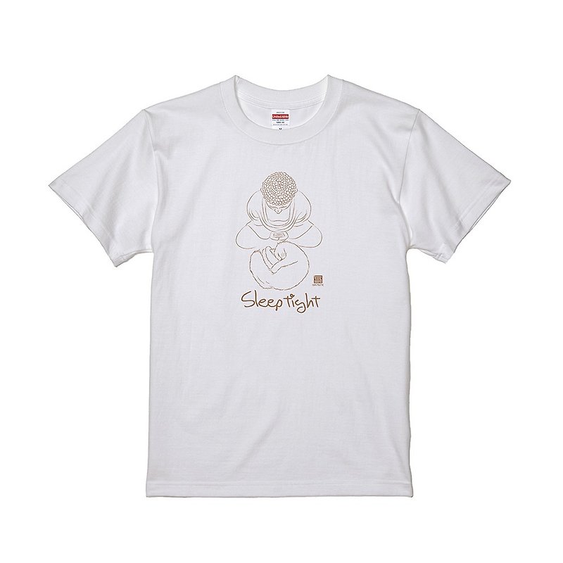 ブッダ セイズ Tシャツ - スリープ タイト - トップス ユニセックス - コットン・麻 ホワイト