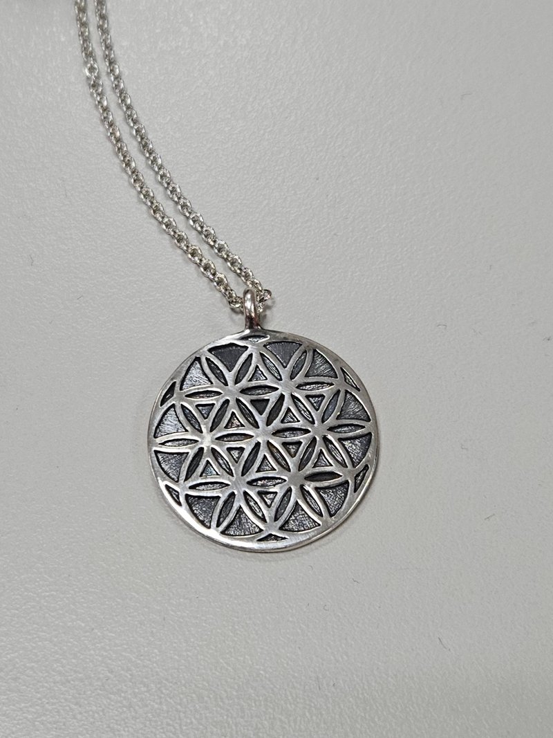 Jiyue. flower of life - สร้อยคอ - เงิน สีเงิน