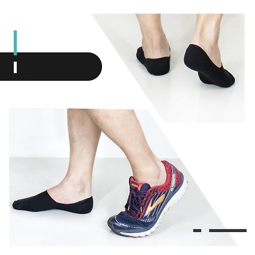 ZILA SOCKS | 台灣織襪設計品牌 深口素面隱形襪 | 男女尺寸