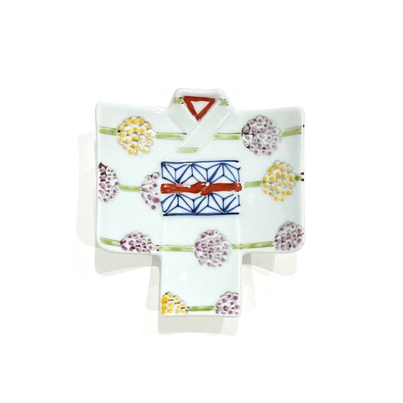 ~閨蜜的禮物~ 和服造型碟-花球(吳服店) - 盤子/餐盤/盤架 - 玻璃 多色