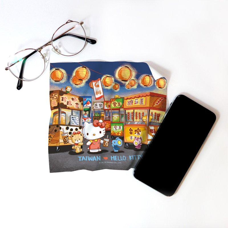 Hello Kitty萬用布 觀光夜市款 台灣限定=布漾獨家=三麗鷗授權 - 眼鏡盒/眼鏡布 - 其他材質 多色