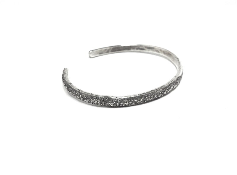 Clarice III · Sterling Silver Style Bracelet (Curved) | Clarice - Bracelets - Paper Gray