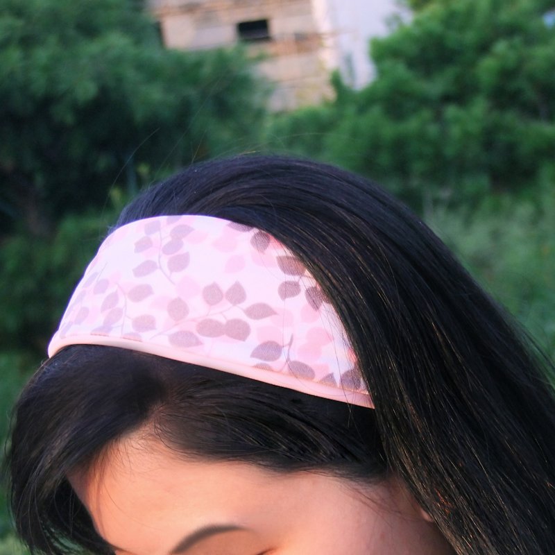 【LIANA】Lycra Cozy Stretch Headband - Hair Accessories - Polyester Pink