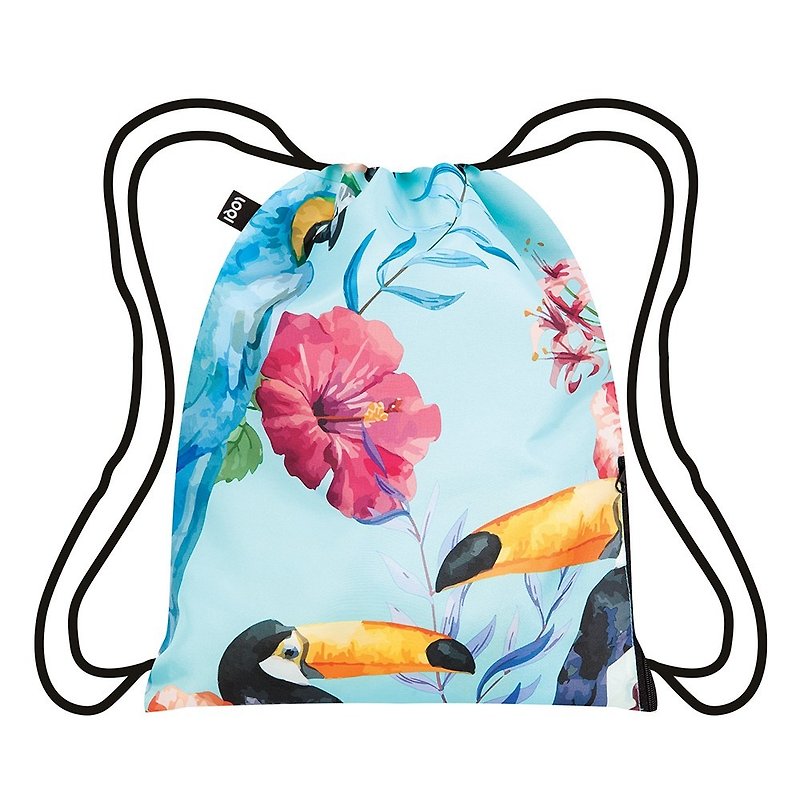 LOQI beam mouth backpack │ toucan - Drawstring Bags - Plastic 