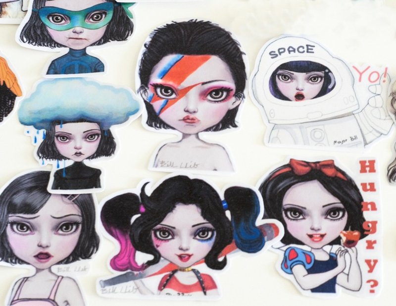 Kiddodog Sticker - Fun set 7 pieces. - 貼紙 - 紙 