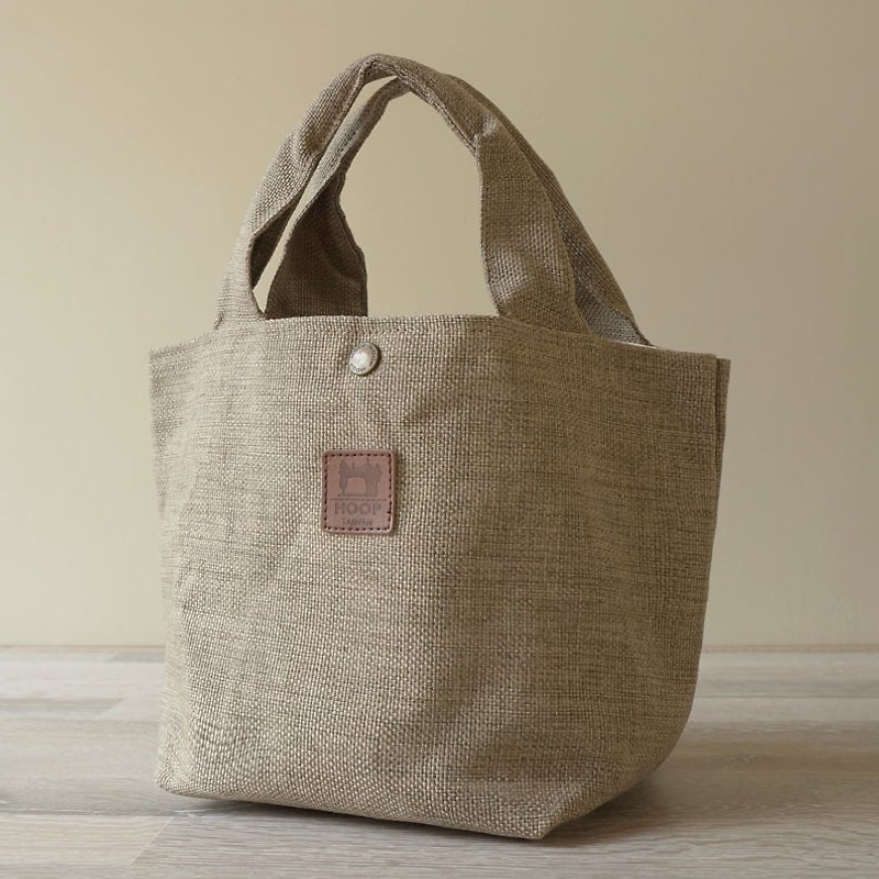 Handbags Japanese Linen Fabric - (Liu Zhu Green) - กระเป๋าคลัทช์ - ผ้าฝ้าย/ผ้าลินิน สีกากี