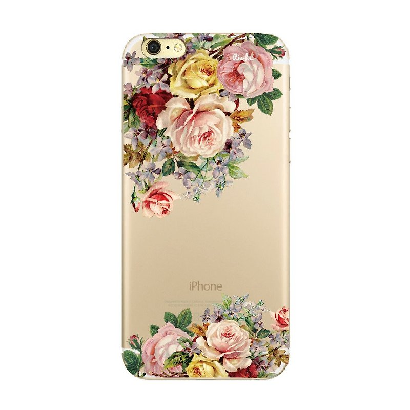 Spring Flora Crystal transparent soft shell - Phone Cases - Silicone Multicolor